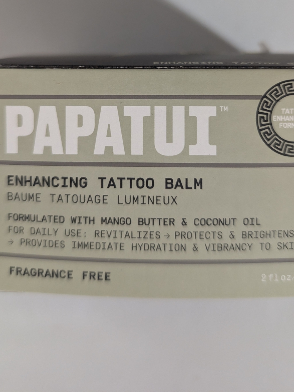 Papatui Enhancing Tattoo Balm - Fragrance Free 2oz